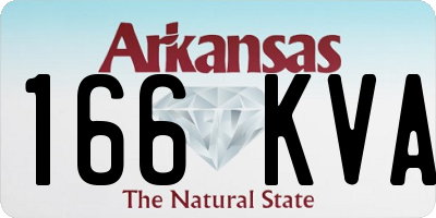 AR license plate 166KVA