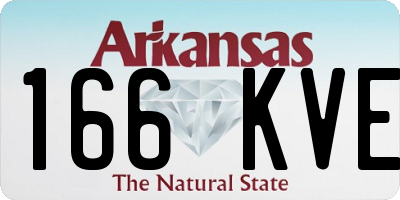 AR license plate 166KVE