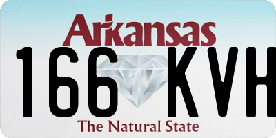 AR license plate 166KVH