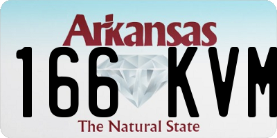 AR license plate 166KVM
