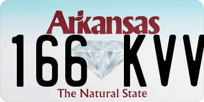AR license plate 166KVV