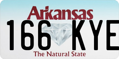 AR license plate 166KYE
