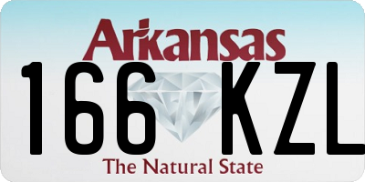 AR license plate 166KZL