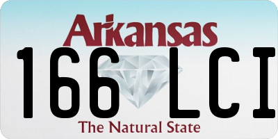 AR license plate 166LCI