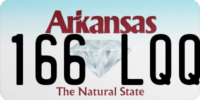 AR license plate 166LQQ