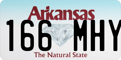 AR license plate 166MHY