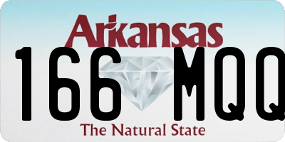 AR license plate 166MQQ