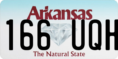 AR license plate 166UQH