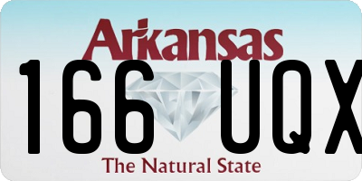 AR license plate 166UQX