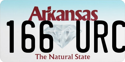 AR license plate 166URC