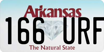 AR license plate 166URF