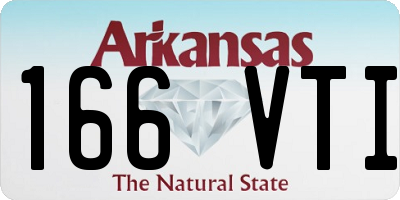 AR license plate 166VTI