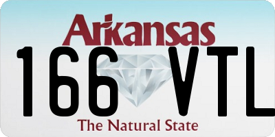 AR license plate 166VTL