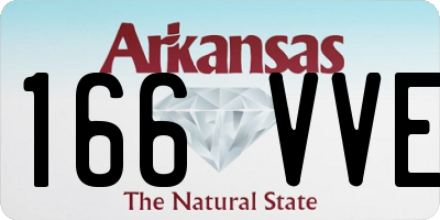 AR license plate 166VVE