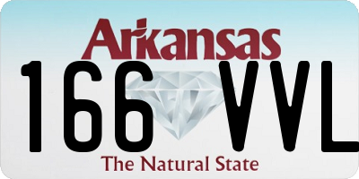AR license plate 166VVL