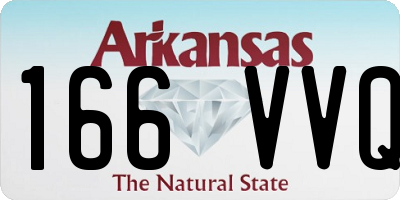 AR license plate 166VVQ