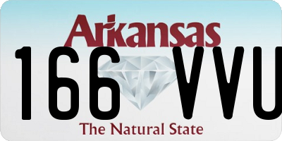 AR license plate 166VVU