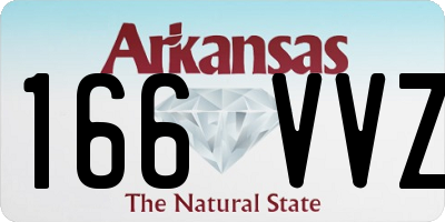 AR license plate 166VVZ