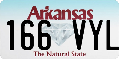 AR license plate 166VYL