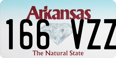 AR license plate 166VZZ