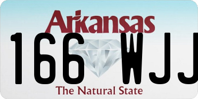 AR license plate 166WJJ