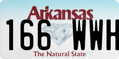 AR license plate 166WWH