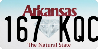 AR license plate 167KQC