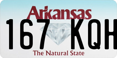 AR license plate 167KQH