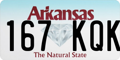 AR license plate 167KQK