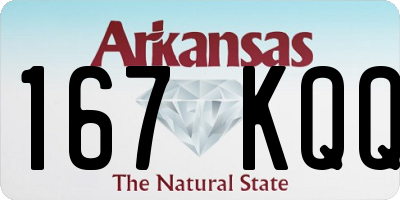 AR license plate 167KQQ