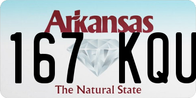 AR license plate 167KQU