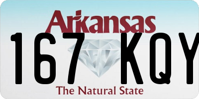 AR license plate 167KQY