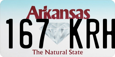 AR license plate 167KRH