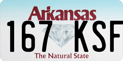 AR license plate 167KSF