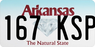 AR license plate 167KSP