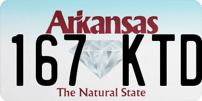 AR license plate 167KTD