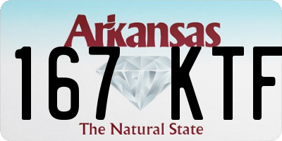 AR license plate 167KTF