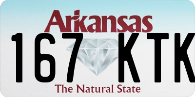 AR license plate 167KTK
