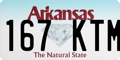 AR license plate 167KTM