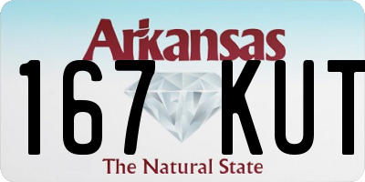 AR license plate 167KUT