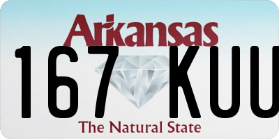 AR license plate 167KUU
