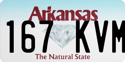 AR license plate 167KVM