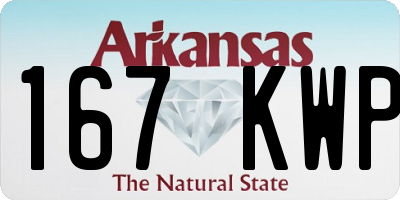 AR license plate 167KWP