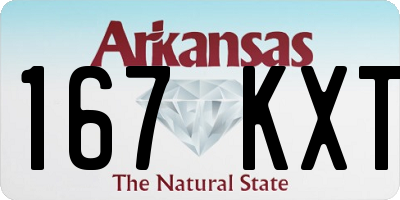 AR license plate 167KXT