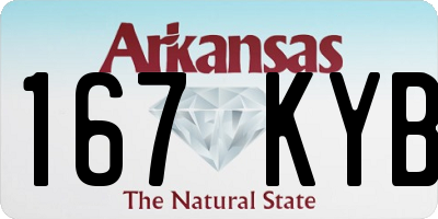 AR license plate 167KYB