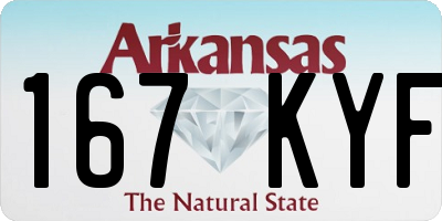 AR license plate 167KYF