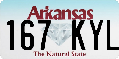 AR license plate 167KYL