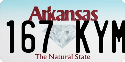 AR license plate 167KYM