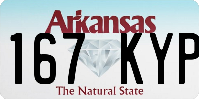 AR license plate 167KYP