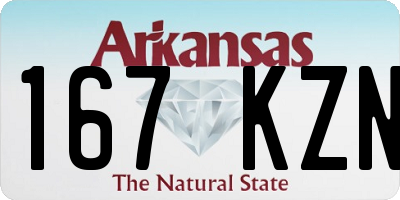 AR license plate 167KZN